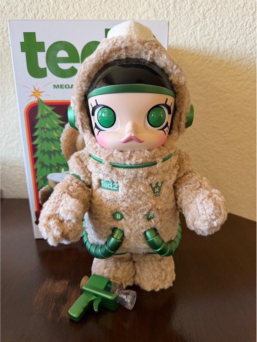 POPMART Space Molly 400% X TED 2 Ltd Ed Collectible Figure  - Authentic Open Box